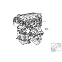 Genuine BMW Exchange short engine (11001405257)
