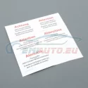 Genuine Mini Stick-on label (01290441509)