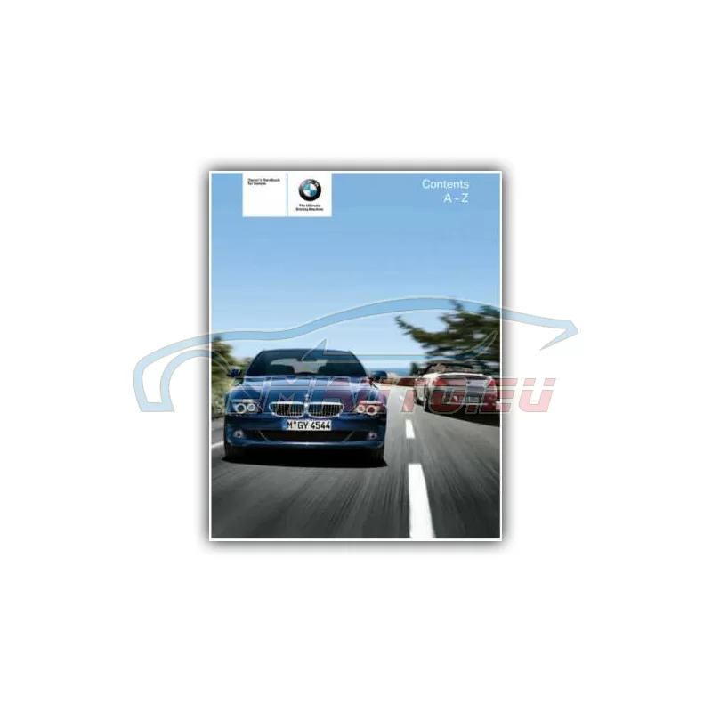 Genuine BMW Owner's handbook E63, E64 (01400158451)
