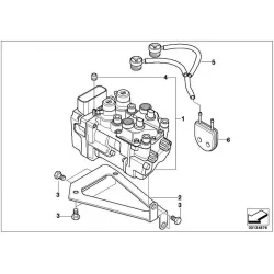 Original BMW Druckmodulator Teilintegral ABS (34517685790)