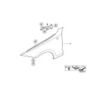 Genuine BMW Side panel, front right (41357135680)