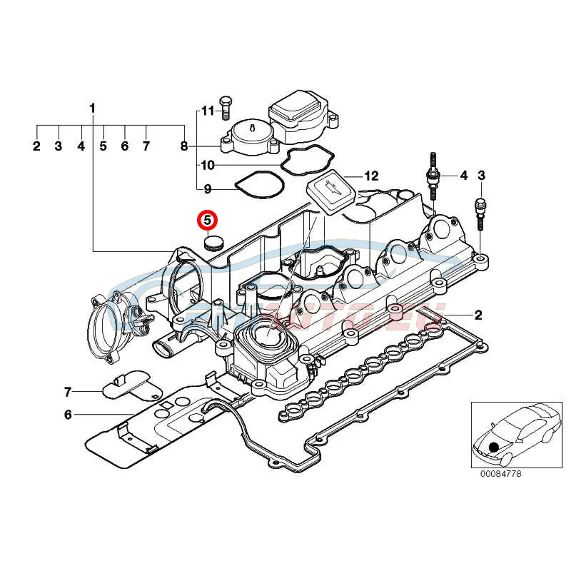 Genuine BMW Blind plug (11122247705)