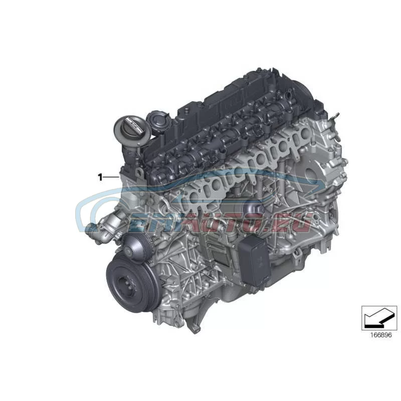 Genuine BMW Short Engine (11002295057)
