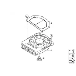 Genuine BMW Central bass, right (65139143136)