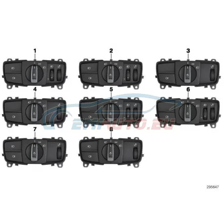 Original BMW Bedieneinheit Licht (61319265299)