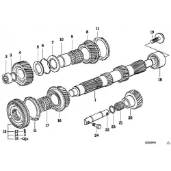 Original BMW Synchronring (23227501326)