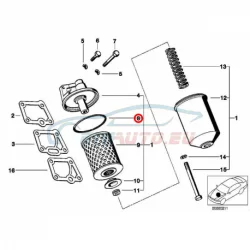 Genuine BMW O-ring (11421741000)