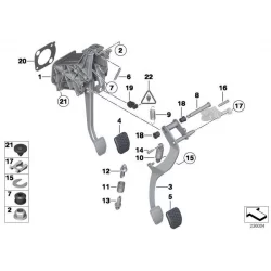 Original BMW Rückzugfeder Kupplungshebel (35216789746)