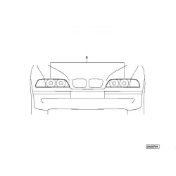 Original BMW Nachrüstsatz Scheinwerferwaschanlage (61670136729)