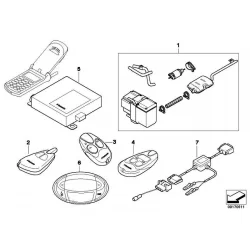 Genuine BMW INSTALLING SET INDEPEND.HEATER/VENTILAT. (64500301887)