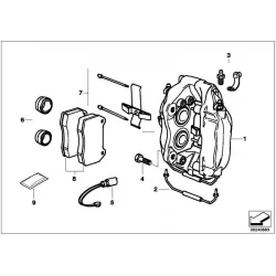 Original BMW Bremssattelgehäuse rechts (34111163758)