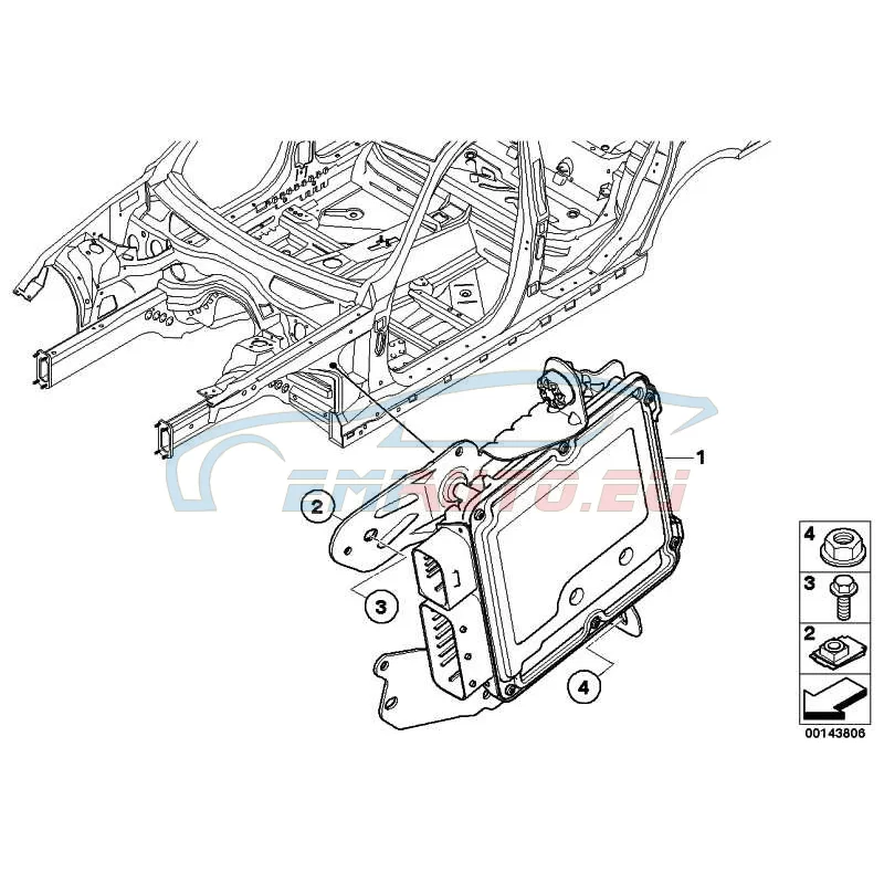 Genuine BMW Control unit, active steering (32436782283)