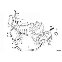 Genuine BMW Hose clamp (11412345067)