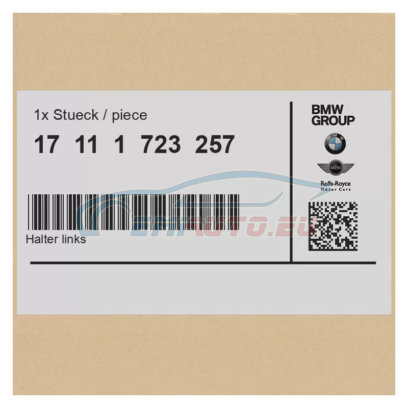 Original BMW Halter links (17111723257)