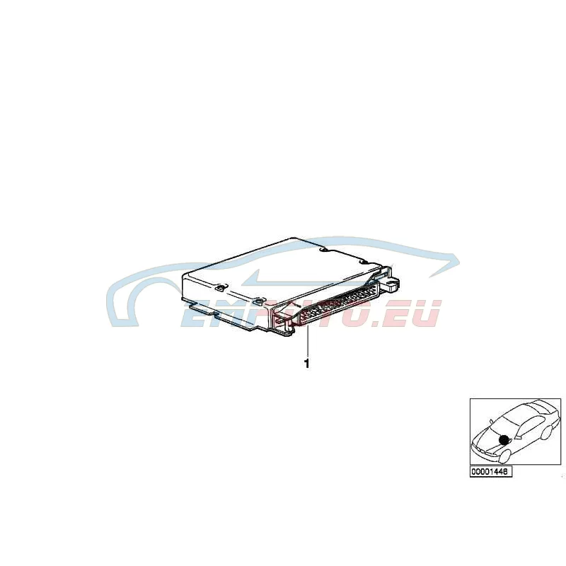 Genuine BMW EXCH control unit DME programmed (12147528694)