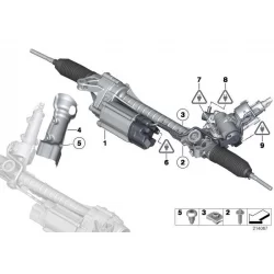 Genuine BMW EXCH-steering box, electr. (32106860180)