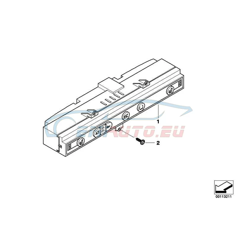 Original BMW Schaltzentrum Mittelkonsole (61316913119)