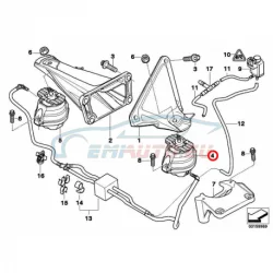 Genuine BMW Engine mount (22116769874)