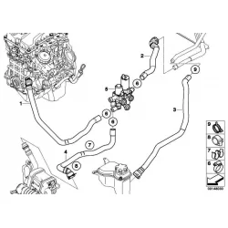 Genuine BMW Changeover valve (64126951813)