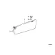 Genuine BMW Sun visor, right (51168106924)