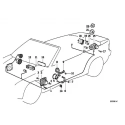 Genuine BMW HIFI AMPLIFIER TELEPHON-ANTI-INTERFERER (65128364194)