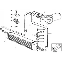Original BMW Sechskantblechschraube (17201723799)