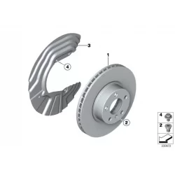 Original BMW Bremsscheibe belüftet (34106787490)