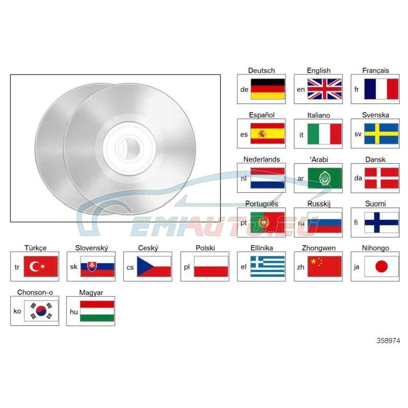 Genuine BMW DVD Web Based Training (01690039632)