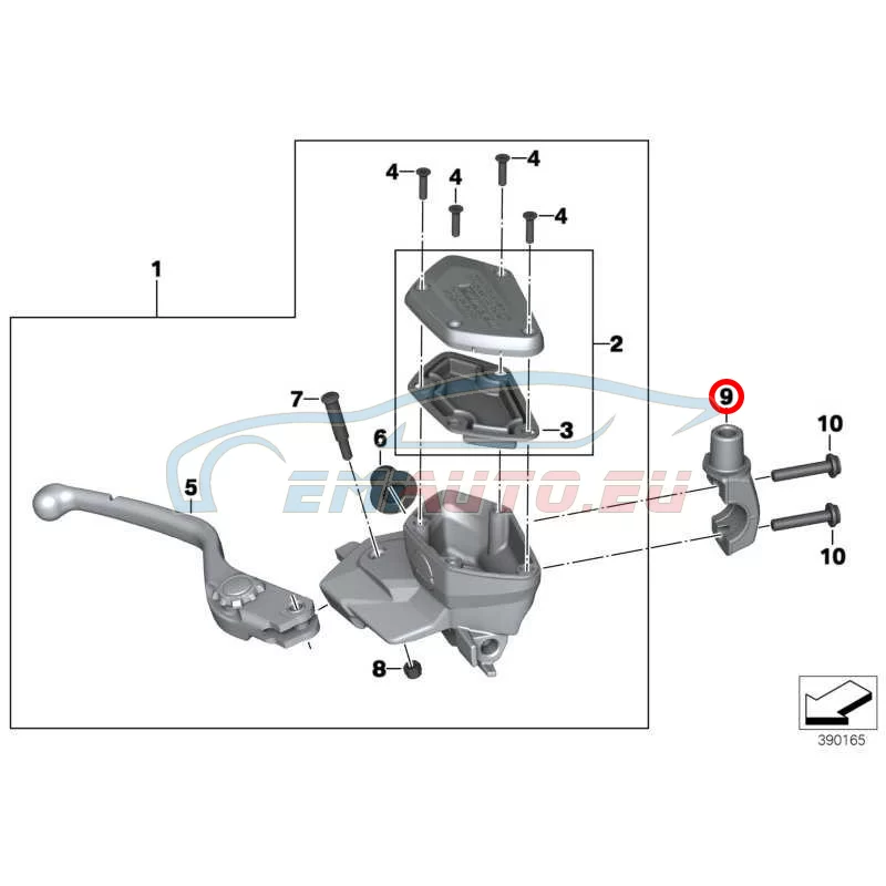 Genuine BMW Pipe clamp (32728532971)