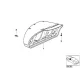 Genuine BMW INSTRUMENTS COMBINATION UNCODED (62106942238)