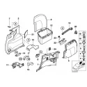 Genuine BMW Socket mount (51477044492)