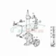 Original BMW Halter Bremsleitung rechts (34306788176)