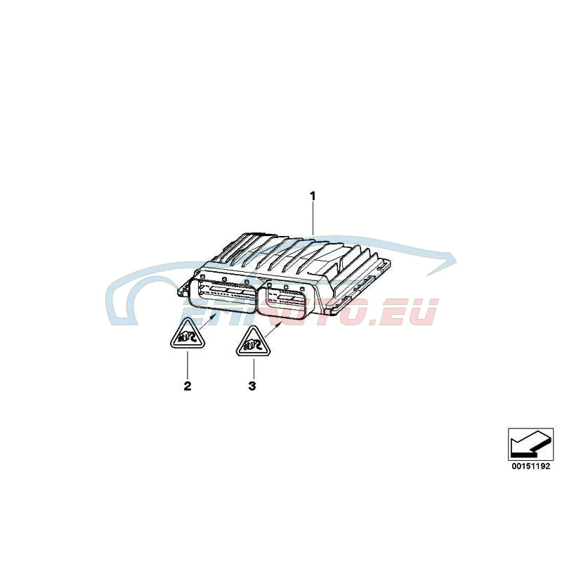Genuine BMW Basic control unit DME (12147616431)