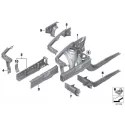 Genuine BMW EXTERIOR LEFT ENGINE SUPPORT (41007284089)