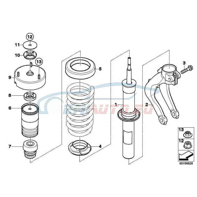 Original BMW Federunterlage oben (31336771515)
