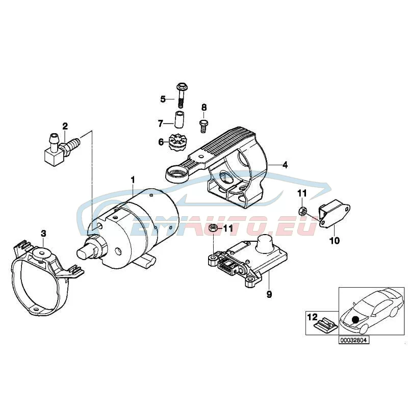 Original BMW Drehratensensor (34526754289)