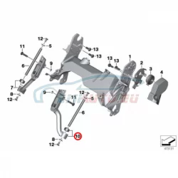 Original BMW Windschildhalter links (46638524931)