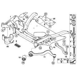 Genuine BMW Wishbone, right (31126760182)