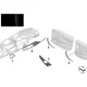 Genuine BMW Decor panel for centre console (51167985001)