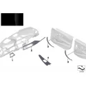 Genuine BMW Decor panel for centre console (51167985001)
