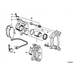 Original BMW Bremssattelgehäuse rechts (34111154380)