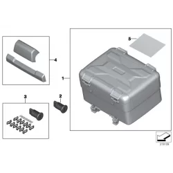 Genuine BMW Vario topcase (77407721037)