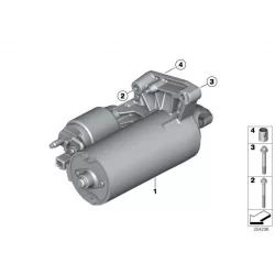 Genuine BMW Exchange starter motor (12417638193)