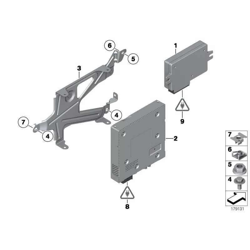 Genuine BMW TV module (65509286023)