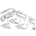 Genuine BMW Decor panel for centre console (51167975241)