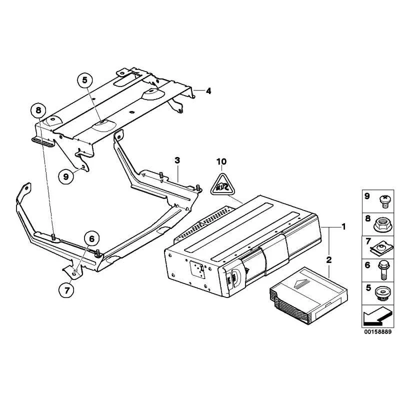 Genuine BMW EXCH-CD Changer (65129188893)