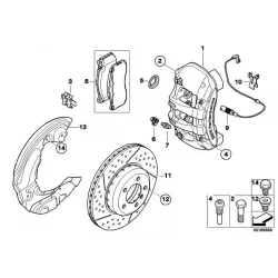 Original BMW Bremssattelgehäuse links (34116786741)