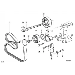 Genuine BMW Hex Bolt (07119904252)