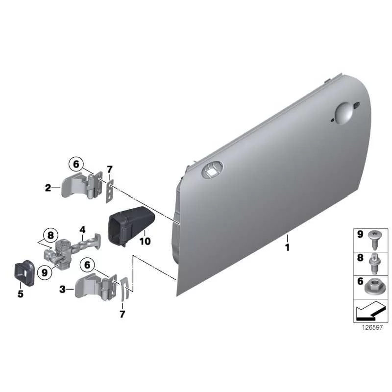 Genuine Mini Door front left (41002755935)