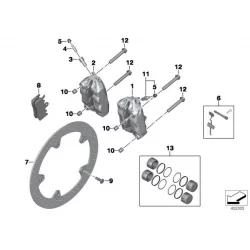 Original BMW Satz Bremsbeläge (34118540956)